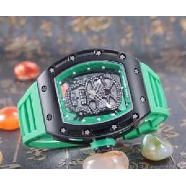 ファッション 人気 2026リシャールミル  RICHARD MILLE 透かし彫りムーブメント 男性用腕時計