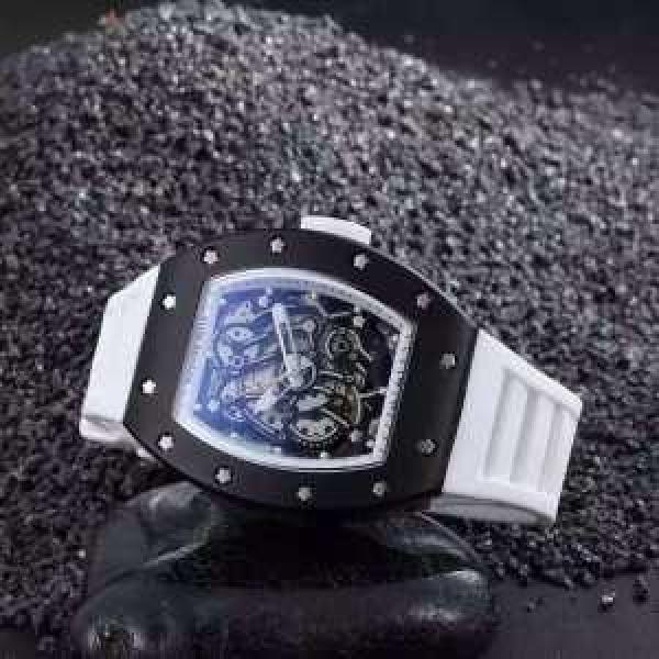 大人気☆NEW!! 2026 RICHARD MILLE リシャールミル 透かし彫りムーブメント 男性用腕時計 2色可選