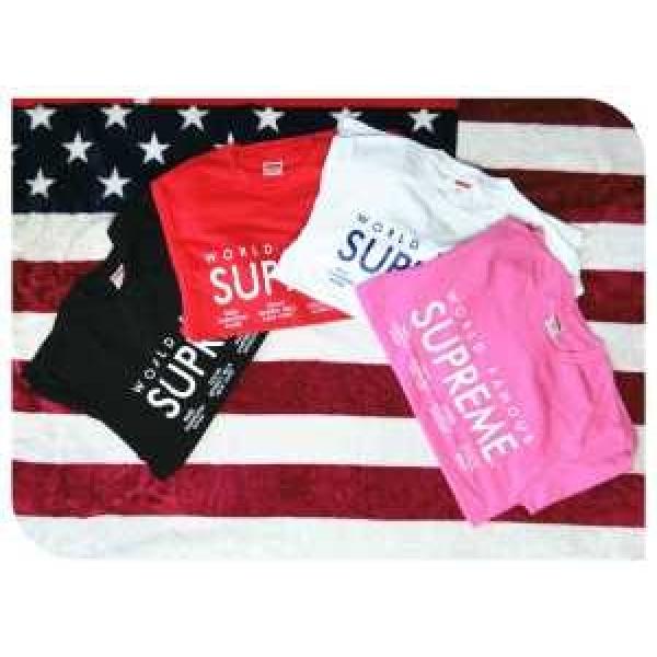 2026 Supreme International tee 人気 ランキング 半袖Tシャツ 4色可選 男女兼用