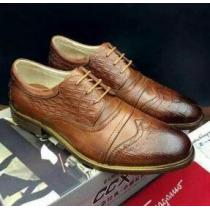完売品　2026春夏 ferragamo サルヴァトーレフェラガモ クッション性がありレザーシューズ靴.
