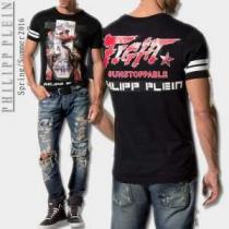 2026 欧米韓流/雑誌 フィリッププレイン PHILIPP PLEIN 半袖T...