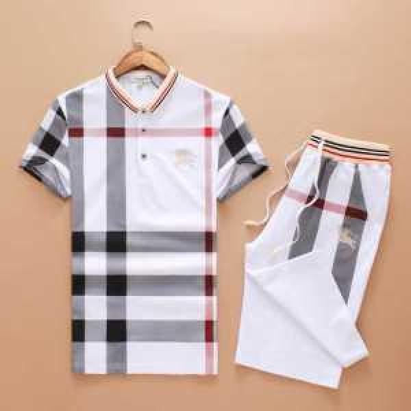 デザイン性の高い 2026春夏 バーバリー BURBERRY 半袖セットアップ 2色可選