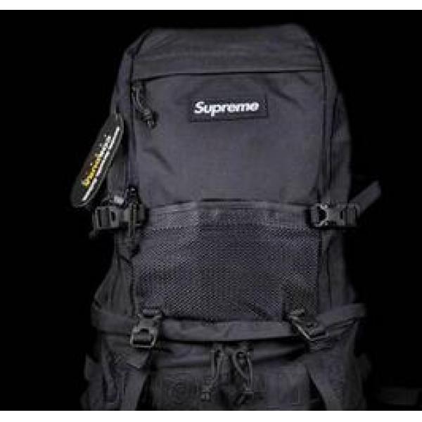  お買い得　Supreme 15FW Contour Backpack コンツアー 収納力も抜群　バックパック ブラック.