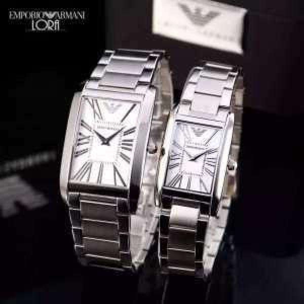 【激安】 2026 ARMANI アルマーニ ミネラルガラス 恋人腕時計