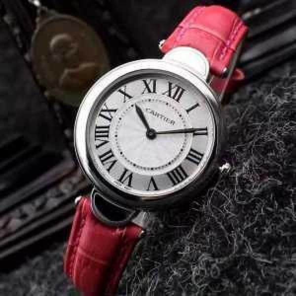 2026 CARTIER カルティエ オリジナル サファイヤクリスタル風防 女性用腕時計 多色選択可