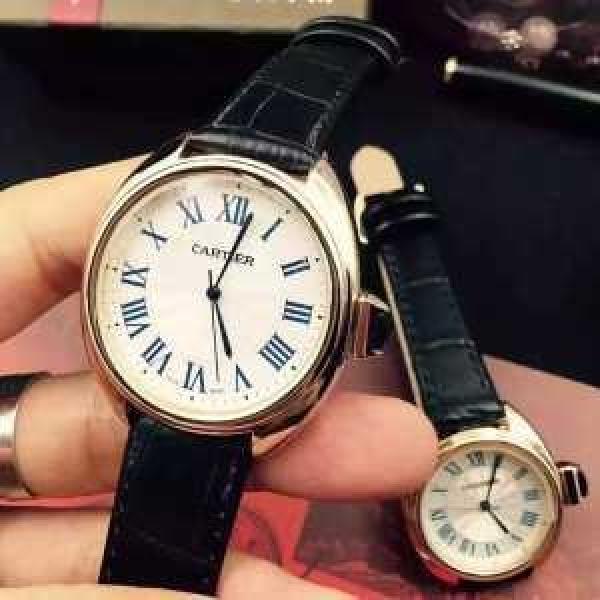 2026 CARTIER カルティエ 人気販売中 ミネラルガラス 日本製クオーツ 恋人腕時計 4色可選