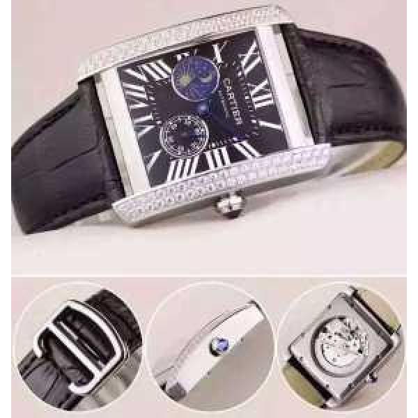 お洒落に魅せる 2026 CARTIER カルティエ 8219ムーブメント男性用腕時計 43mm-34mm 多色選択可