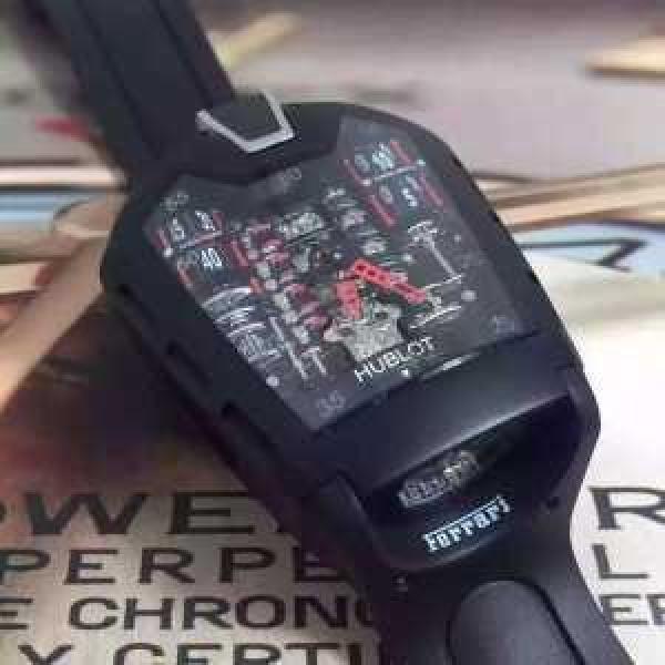 コスパ最高のプライス HUBLOT ウブロ 機械式（自動巻き）ムーブメント 耐衝撃の男性用腕時計