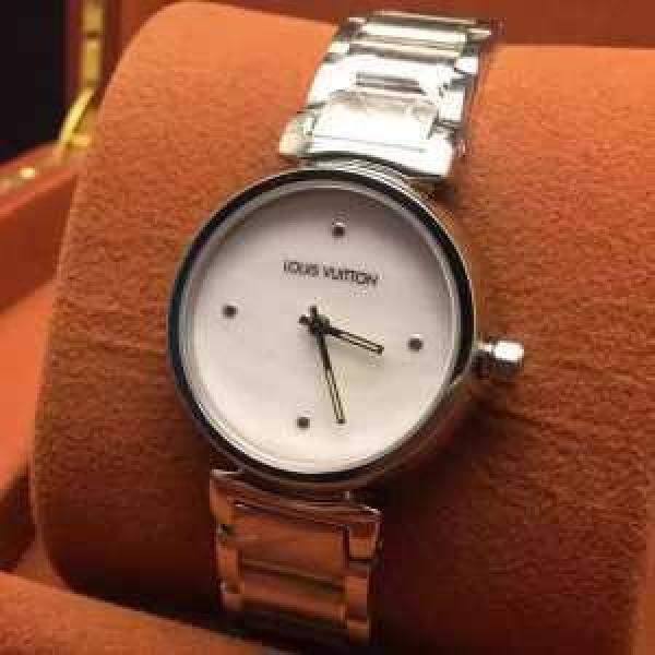 入手困難2026 LOUIS VUITTON ルイ ヴィトン 女性用腕時計 36mm サファイヤクリスタル風防