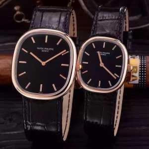 首胸ロゴ  2026 Patek Philippe パテックフィリップ 恋人腕時計 5色可選