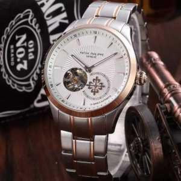 大人気☆NEW!!2026 Patek Philippe パテックフィリップ 上級全自動フライホイール機械 男性用腕時計 5色可選