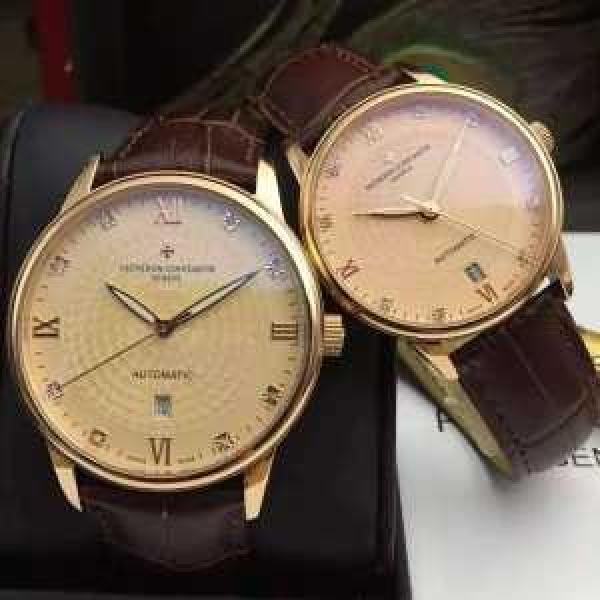 2026 ポップ Vacheron Constantin ヴァシュロン コンスタンタン 恋人腕時計 2色可選