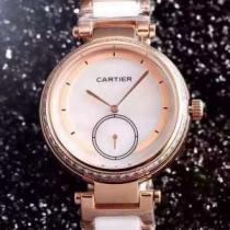 2026 今買い◎得 CARTIER カルティエ 輸入 クオーツ ムーブメント 36mm 女性用腕時計 5色可選
