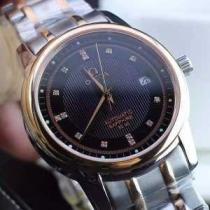 2026 上品な輝きを放つ形OMEGA オメガ サファイヤクリスタル風防 男性用腕時計 6色可選