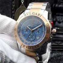 魅力ファッション　2026 BVLGARI ブルガリ 男性用腕時計 クオーツ ム...