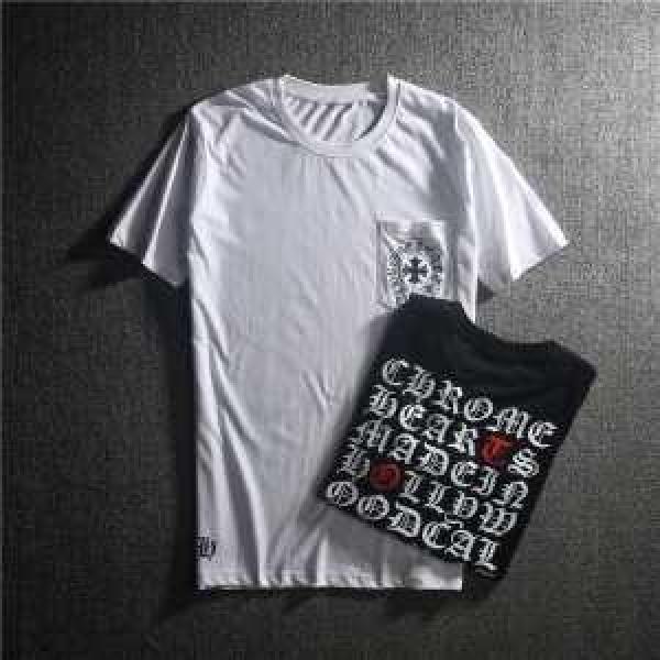肌触りのいい 2026春夏 クロムハーツ CHROME HEARTS 半袖Tシャツ 男女兼用 2色可選