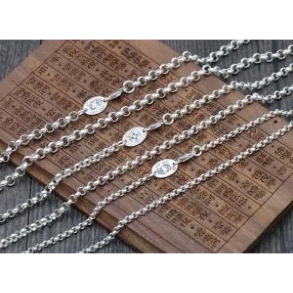 お買い得品 クロムハーツ CHROME HEARTS シルバー925絶妙なライン ネックレス