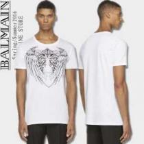 存在感あるモデル　BALMAIN バルマン上品な雰囲気 半袖Tシャツ 4色可選