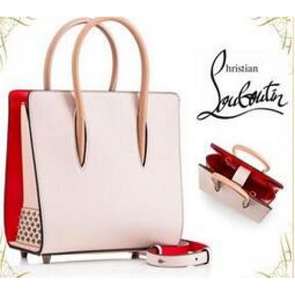 新作 クリスチャン ルブタンスーパーコピー Christian Louboutin Paloma Small Tote 高機能　バッグピンク.