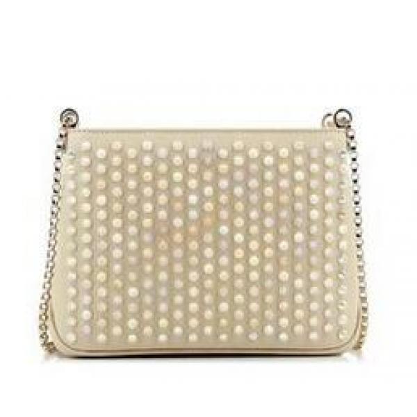 お買い得Christian Louboutin ルブタン　TRILOUBI チェーン 収納できるショルダーバッグ.