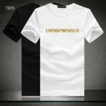 ファッション 人気 2026春夏 ARMANI アルマーニ 半袖Tシャツ 2色可...