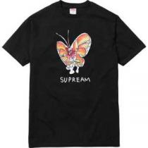 個性的なデザ シュプリーム Supreme 16SS Gonz Butterfly Tee 3色可選 男女兼用