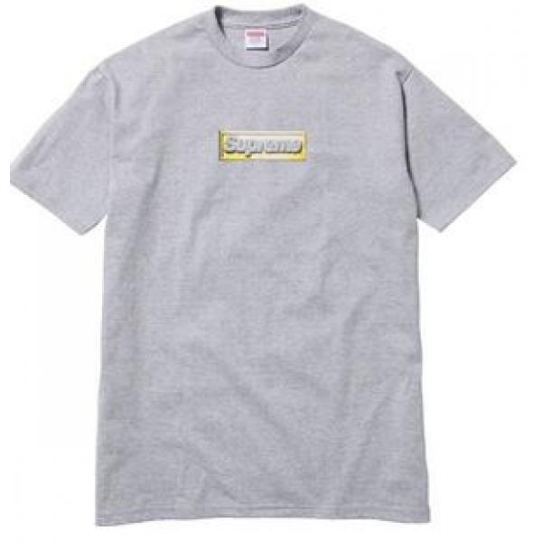違和感がないシュプリーム　機能性とデザイン性のあるTシャツ　グレー.