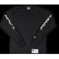 おしゃれなシュプリーム チャンピオンロングスリーブ 機能性に溢れるTシャツ	ブラ...