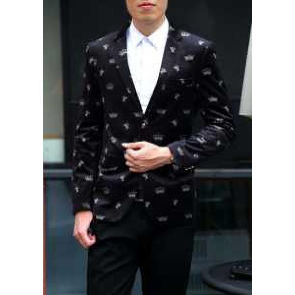 お洒落な存在感 ドルチェ＆ガッバーナ Dolce&Gabbana テーラードジャケット スーツ レジャー