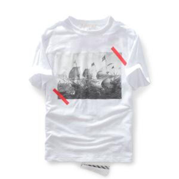 2026-17春夏新作ポップ Off-White オフホワイト半袖 Tシャツ