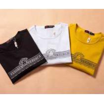 2026秋冬 ヴェルサーチ VERSACE お洒落な存在感  長袖Tシャツ 3色...