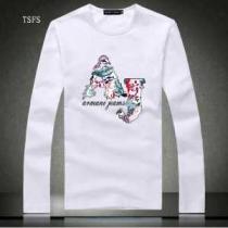 肌触りの気持ちい〜 2026秋冬 アルマーニ ARMANI 長袖Tシャツ 3色可...