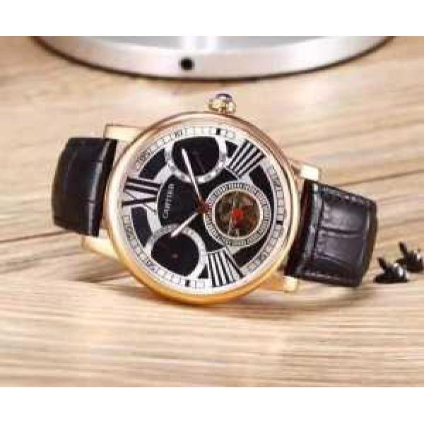 2026 スタイルアップ効果  カルティエCARTIER 腕時計 機械式（自動巻き）ムーブメント 6色可選