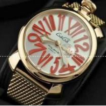 重厚な輝きを纏いガガミラノ GaGaMILANO　日本製クオーツ ムーブメント腕時計.
