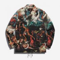 大人キレイに仕立てる undercover x supreme 2026秋冬 プリント柄 ブルゾン 男女兼用