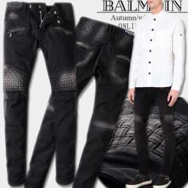 落ち着いた感覚 2026春夏 バルマン BALMAIN ジーンズ ユーズド加工