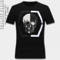 高級感ある 2026春夏 フィリッププレイン PHILIPP PLEIN 半袖Tシャツ 2色可選
