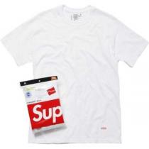 涼しげな印象のsupreme Hanes Tagless Tee 個性派 シュプリーム SUPREME 優しい肌触り半袖Tシャツ 3色可選.