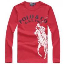 海外セレブ愛用 ポロ ラルフローレン Polo Ralph Lauren5色可選 長袖Tシャツ POLO008 2026春夏