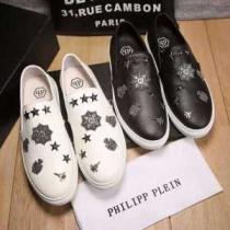 首胸ロゴ  2026春夏 フィリッププレイン PHILIPP PLEIN フラットシューズ 2色可選