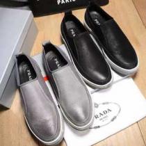 スタイリッシュな印象 2026春夏 プラダ PRADA フラットシューズ 2色可...