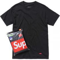 涼しげな印象のsupreme Hanes Tagless Tee 個性派 シュプリーム SUPREME 優しい肌触り半袖Tシャツ 3色可選.