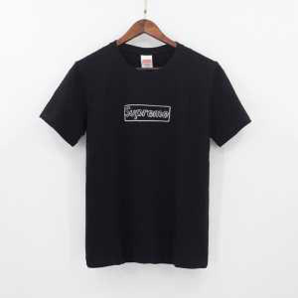 半袖Tシャツ 2色可選 SUPREME×KAWS BOX LOGO モデル大絶賛♪ 17SS 