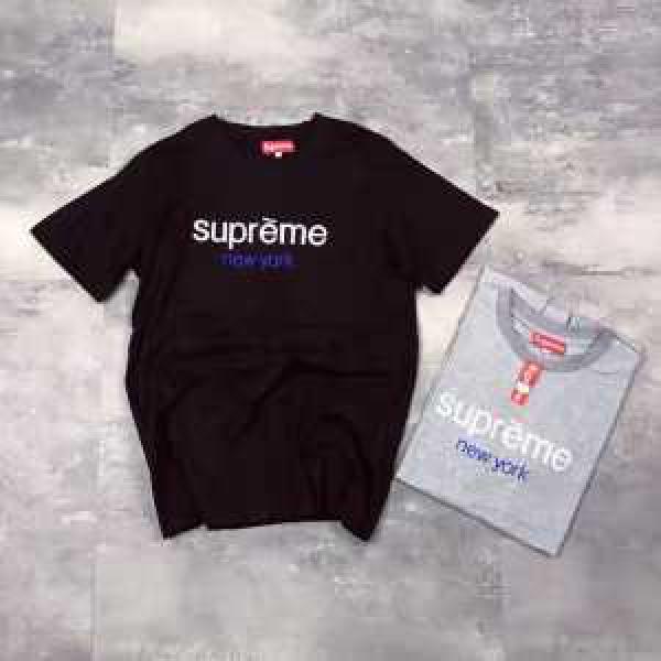 耐久性のある 2026春夏 半袖Tシャツ 人気 ランキング Supreme x new york  2色可選
