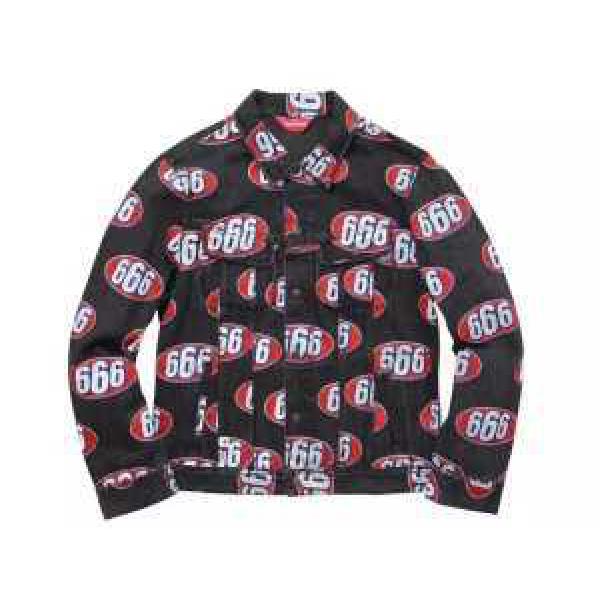 2色可選 人気新品★超特価★ 17ss SUPREME 666 Denim Trucker Jacket デニムジャケット