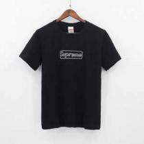 半袖Tシャツ 2色可選 SUPREME×KAWS BOX LOGO モデル大絶賛♪ 17SS 