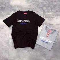 耐久性のある 2026春夏 半袖Tシャツ 人気 ランキング Supreme x new york  2色可選