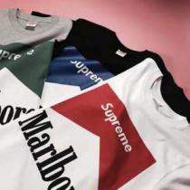 17SS 半袖Tシャツ スタイリッシュな印象 3色可選 Supreme X Marlboro