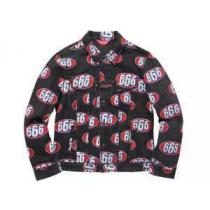 2色可選 人気新品★超特価★ 17ss SUPREME 666 Denim Trucker Jacket デニムジャケット