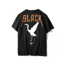 高評価の人気品  2026春夏 半袖 2色可選 OFF-WHITE BLACK カジュアル